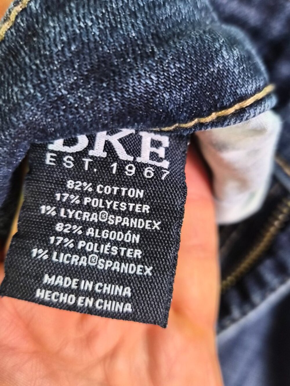 BKE Mason Jeans Mens Size 34x36 Blue Denim Taper Stretch Buckle Western F774 - Picture 5 of 12